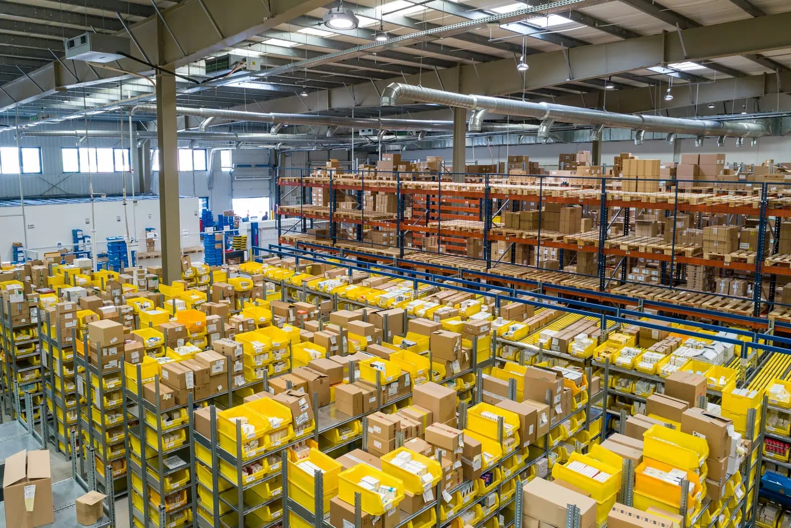 Warehouse logistics background