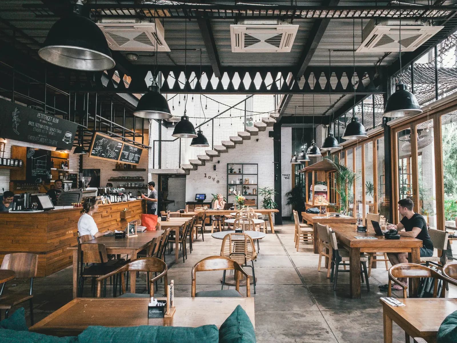 Restaurant kitchen background